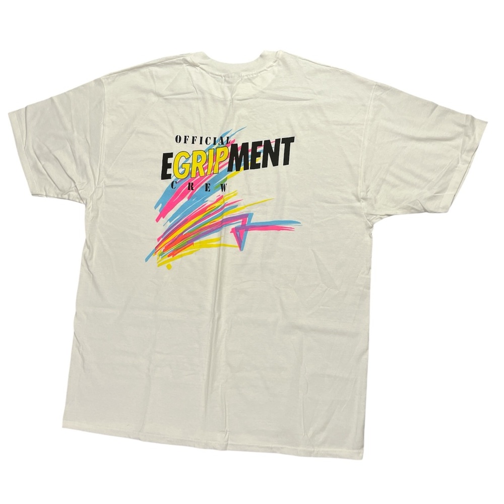 Hanes White Graphic Tee with Colorful Design